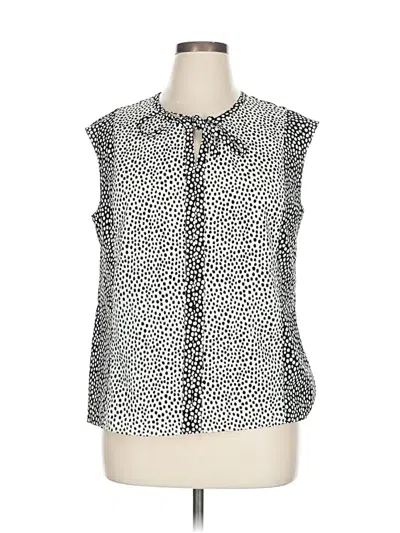 Pre-owned Talbots Sleeveless Blouse In Black