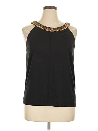 Pre-owned Talbots Sleeveless Blouse In Black
