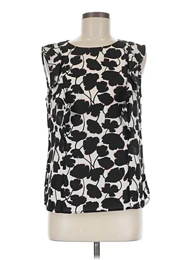 Pre-owned Talbots Sleeveless Blouse In Black
