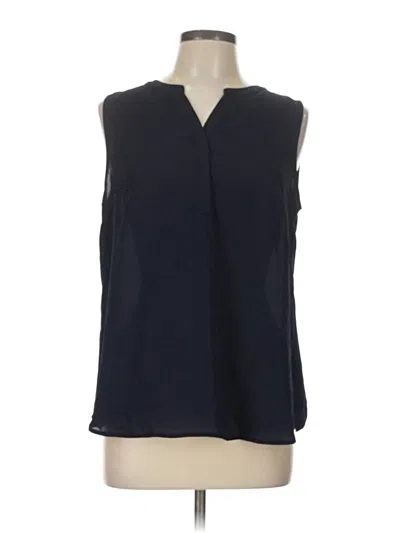 Pre-owned Talbots Sleeveless Blouse In Black
