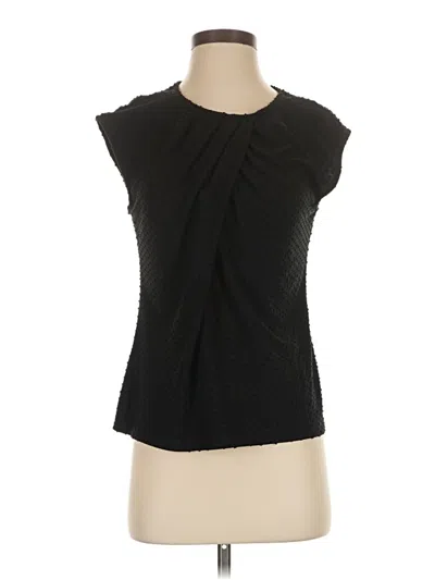 Pre-owned Talbots Sleeveless Blouse In Black