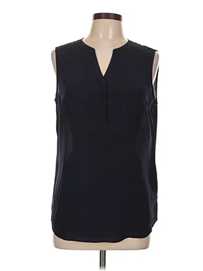 Pre-owned Talbots Sleeveless Blouse In Black
