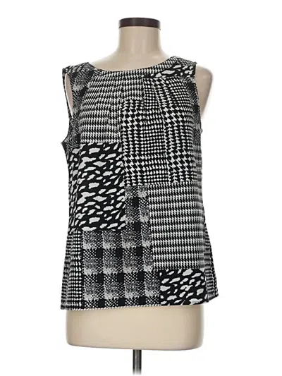 Pre-owned Talbots Sleeveless Blouse In Black