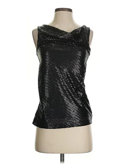 Pre-owned Talbots Sleeveless Blouse In Black
