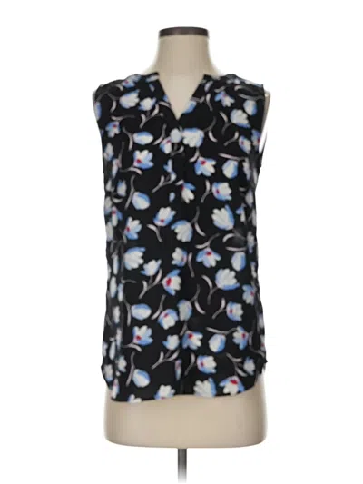 Pre-owned Talbots Sleeveless Blouse In Black