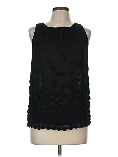 Pre-owned Talbots Sleeveless Blouse In Black