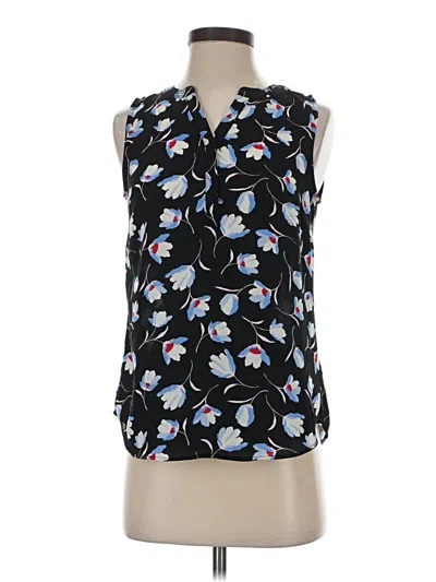 Pre-owned Talbots Sleeveless Blouse In Black
