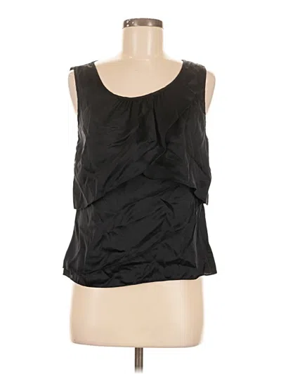 Pre-owned Talbots Sleeveless Blouse In Black