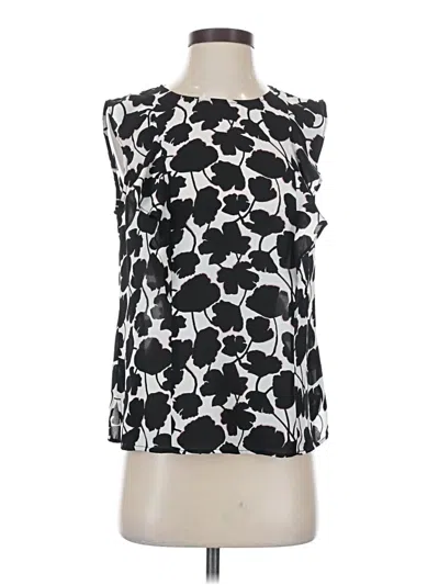 Pre-owned Talbots Sleeveless Blouse In Black