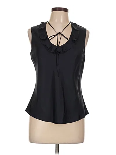 Pre-owned Talbots Sleeveless Blouse In Black
