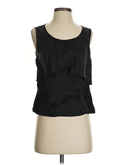 Pre-owned Talbots Sleeveless Blouse In Black