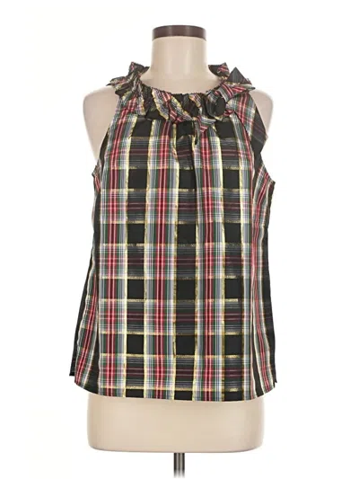 Pre-owned Talbots Sleeveless Blouse In Black