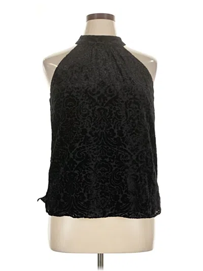 Pre-owned Talbots Sleeveless Blouse In Black