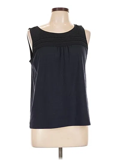 Pre-owned Talbots Sleeveless Blouse In Black