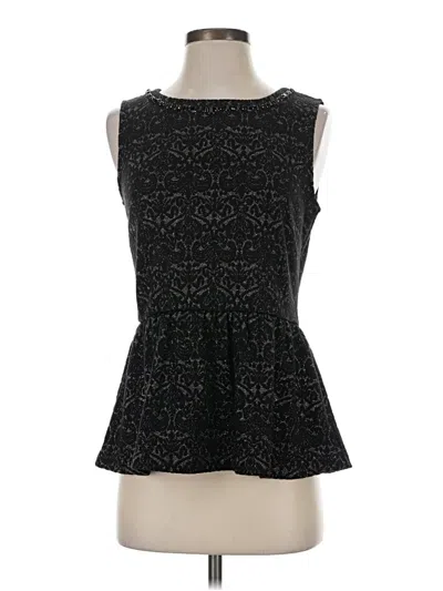 Pre-owned Talbots Sleeveless Blouse In Black
