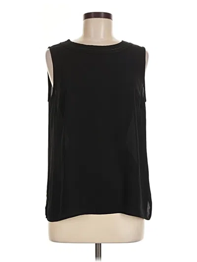 Pre-owned Talbots Sleeveless Blouse In Black