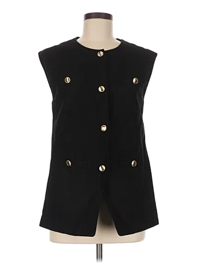 Pre-owned Talbots Sleeveless Blouse In Black