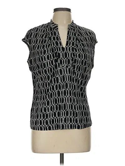Pre-owned Talbots Sleeveless Blouse In Black