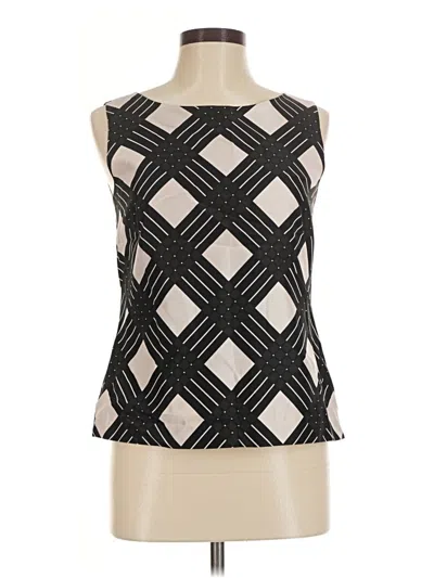 Pre-owned Talbots Sleeveless Blouse In Black