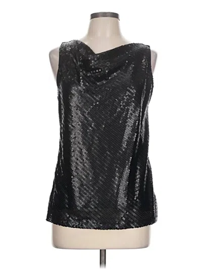 Pre-owned Talbots Sleeveless Blouse In Black