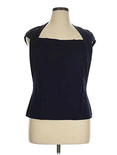 Pre-owned Talbots Sleeveless Blouse In Black