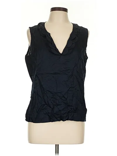Pre-owned Talbots Sleeveless Blouse In Black