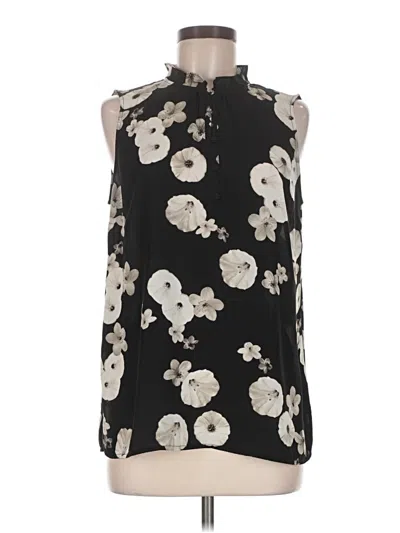 Pre-owned Talbots Sleeveless Blouse In Black