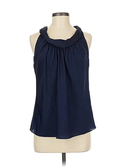 Pre-owned Talbots Sleeveless Blouse In Blue