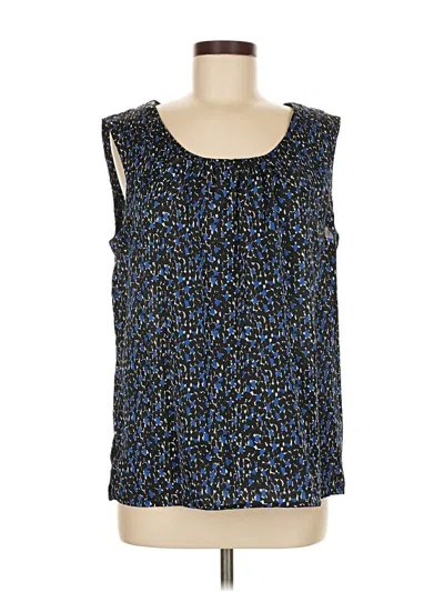 Pre-owned Talbots Sleeveless Blouse In Blue