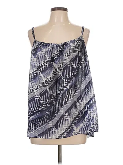 Talbots Sleeveless Blouse In Blue