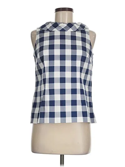 Pre-owned Talbots Sleeveless Blouse In Blue