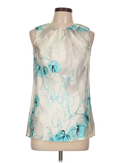 Pre-owned Talbots Sleeveless Blouse In Blue