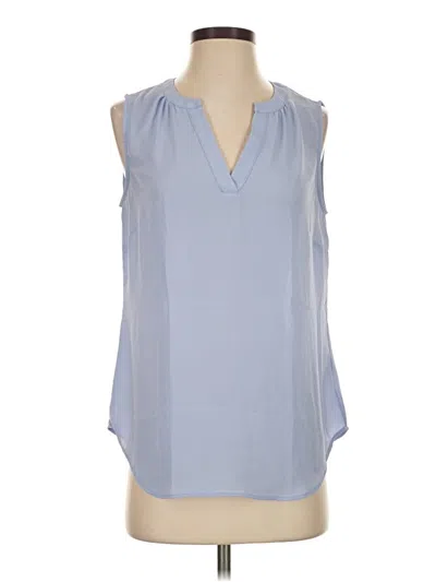 Pre-owned Talbots Sleeveless Blouse In Blue
