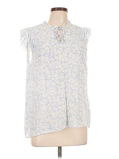 Pre-owned Talbots Sleeveless Blouse In Blue