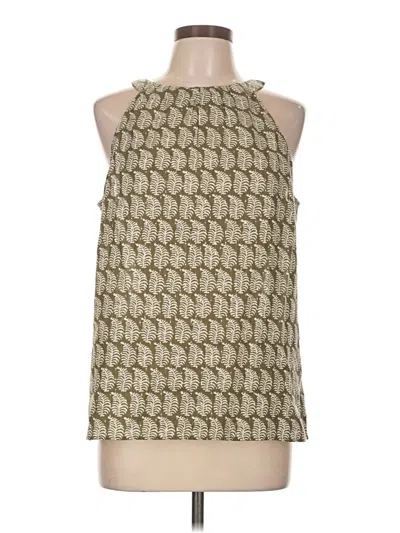 Pre-owned Talbots Sleeveless Blouse In Gold