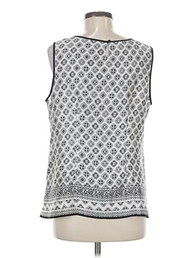 Pre-owned Talbots Sleeveless Blouse In Gray