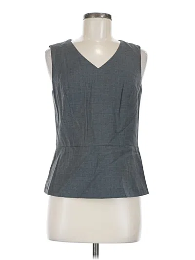 Pre-owned Talbots Sleeveless Blouse In Gray