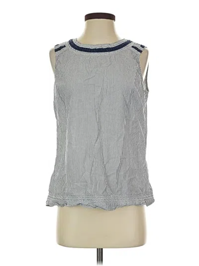 Pre-owned Talbots Sleeveless Blouse In Gray