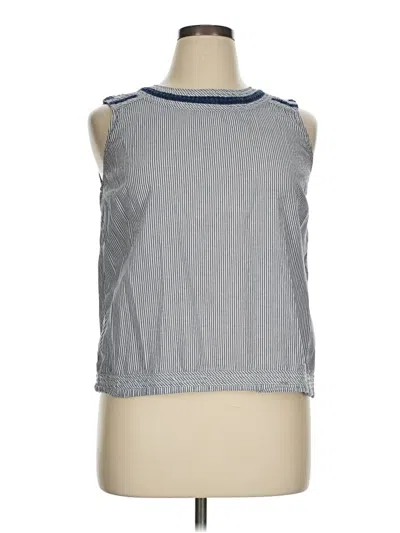 Pre-owned Talbots Sleeveless Blouse In Gray