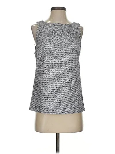 Pre-owned Talbots Sleeveless Blouse In Gray