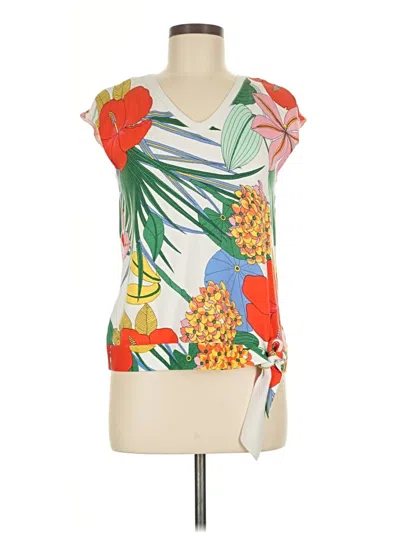 Pre-owned Talbots Sleeveless Blouse In Green