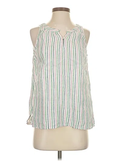 Pre-owned Talbots Sleeveless Blouse In Green
