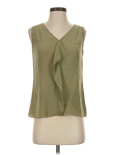 Pre-owned Talbots Sleeveless Blouse In Green