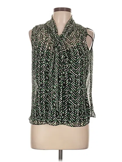 Pre-owned Talbots Sleeveless Blouse In Green