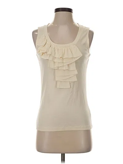 Pre-owned Talbots Sleeveless Blouse In Ivory