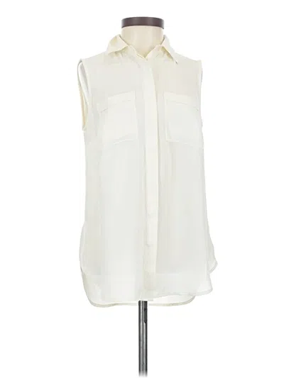 Pre-owned Talbots Sleeveless Blouse In Ivory