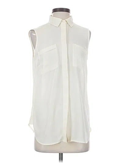 Pre-owned Talbots Sleeveless Blouse In Ivory