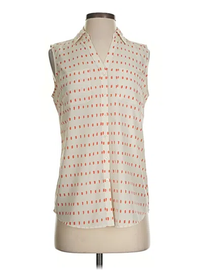 Pre-owned Talbots Sleeveless Blouse In Ivory