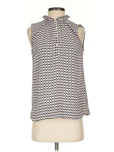 Pre-owned Talbots Sleeveless Blouse In Ivory