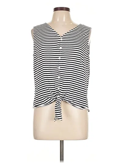 Pre-owned Talbots Sleeveless Blouse In Ivory